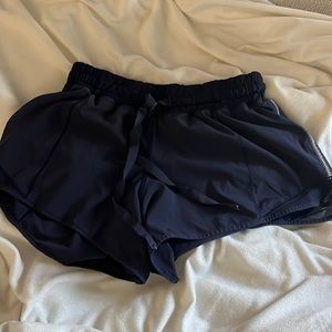navy lulu lemon athletics shorts
